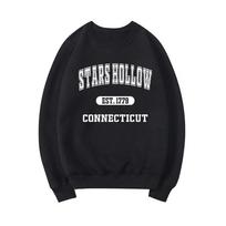 „Stars Hollow“ megztiniai „Gilmore“ mergaičių TV laidų megztiniai „Dragonfly Inn“ megztiniai, moteriški, grafiški megztiniai ilgomis rankovėmis megztiniai, universalūs 2XL