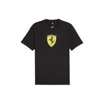 Puma Scuderia Ferrari Logo Design Casual Round Neck Short Sleeve T-Shirt Men T-Shirts Black 623805-01 S