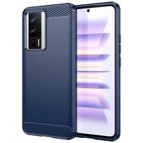 For Xiaomi Poco F5 Pro Case Xiaomi Poco F3 F4 F5 F6 Pro Cover Cases Shockproof Silicone TPU Phone Back Cover Xiaomi Poco F5 Pro Poco F5 mėlyna
