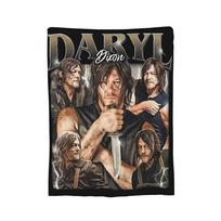 Daryls Dixon The Walking Dead Blankets Flannel Autumn/Winter Super Warm Throw Blanket for Home Travel Bedding Throws 30x40in