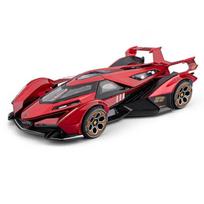 1/24 Lamborghini Vision Gran Turismo V12 GT lydinio automobilio modelis su garsu ir šviesa Vaikams skirta žaislinė kolekcinė vertybė Gimtadienio dovana raudona