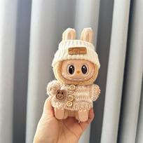 Doll clothes for Labubu Outfit V1 V2 V3 17cm Dolls Sitting Accessories Glasses Clothing Designer Gift Sweater Hat Bag Set Excluding dolls