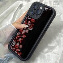 JT58 Beautiful Christmas Ghost Aesthetic Realme 15 Huawei Honor 70 90 Lite Infinix Tecno itel Motorola Google All Model Angel eyes Soft TPU Phone Case Huawei Nova 3 juoda