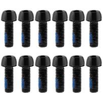 12Pcs Bicycles Crank Arm Fixing Bolt Handlebars Screws Road Bike Stem Risers Screw Iron Bike Stem Bolt with Washer juoda