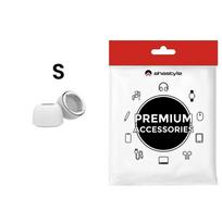 1 pora atsarginių ausinių antgalių, ausų kištukų, skirtų Samsung Galaxy Buds 3 Pro ausinių priedams White-S