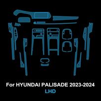 Pre-cut TPU Interior Film for Hyundai Palisade 2026 2026 Car Gearbox Panel Dashboard Anti-Scratch Transparent Protector PPF Film