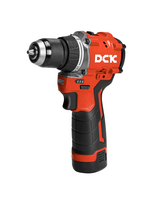 DCK Akumuliatorinis bešepetėlinis suktukas 12V, KDJZ1250EK, DCK (2x2,0Ah akumuliatorius, įkroviklis)