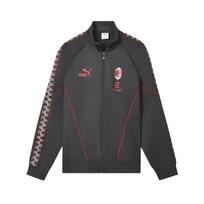 Puma AC Milan 26/27 Season Retro Logo Classic Red And Black Moisture-Wicking Quick-Dry Zip-Up Long Sleeve Jacket Men jackets 786735-17 L