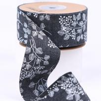 High Quality Printed Butterfly Clip DIY Luxury Ribbon Flower for Clothing Shoes Hats Gift Box Packaging 2.5cm(10yards)