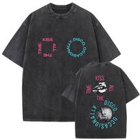 Harry Styles Together Tour Vintage Washed T-Shirt Men Women Pop Music Fashion Oversized Cotton Graphic T Shirt S įvairiaspalvis