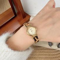 Snakehead Niche Leather Leopard Print Retro Light Luxury High-End Trend Women'S Quartz Women'S Watch