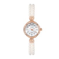 Medieval Style Light Luxury Bead Belt Women'S Niche Creative High-End Waterproof Quartz Watch