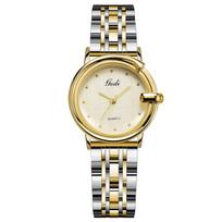 Stainless Steel Women'S Watch Light Luxury Exquisite Cloth Surface Quartz Watch Women'S Waterproof Room Gold Steel Belt Watch