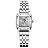 Exquisite Small Square Plate Light Luxury High Value Steel Belt Women'S Watch Niche High Sense Versatile Women'S Quartz Watch