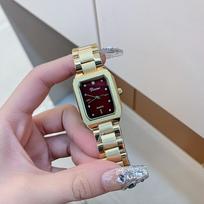 Watch Light Luxury Niche Ladies Gold Watch Square Fashion Temperament Rhinestone Steel Belt Watch