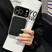 The large window changes in seconds, Apple 17 mobile phone case, waffle plaid, suitable for iPhone16PROMAX all-inclusive lens iPhone17