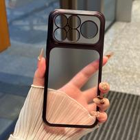 Redmi Turbo5 metal texture suitable for K90ProMax electroplating mobile phone case Xiaomi 17max matte heat dissipation cover redmi turbo5/xiaomi poco x8pro