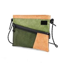 ESLNF Bike Handlebar Bag Vintage Style Multi-pocket Waterproof Cycling Front Bag With Strap For MTB Road Bike