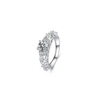 Fashion Luxury Women Engagement Wedding Rings For Lady Crystal Jewelry Accessories Gifts 7