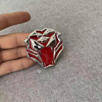 Automobilio lipdukas su žiauraus tigro galvos grotelių emblema, personalizuotas modifikuotas ženklelis visureigiams, apsaugantis nuo įbrėžimų lipdukas, šoninis ženklelis ir galinė emblema S