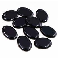 New Fashion 5-10pcs 30x40mm and 18x25mm Pure Black White Color Flat Back Resin Cabochons Cameo 18x25mm 10pcs juoda