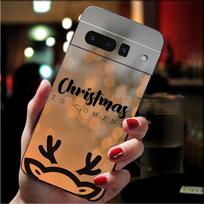 Phone Case For Google Pixel 9 Pro XL 9A 8 7 6 Pro Pixel 8A 7A 6A Pixel 8 7 6 5 4 3 Cute Christmas Deer Tree Google Pixel 9 Pro