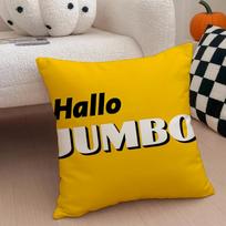 Fashion Luxury J-Jumbo Casual Daily Cushion Cover Throw Pillow Cover Hidden Button Durable Polyester Chair Cushion Peach skin 18*18(CM)-1Pcs