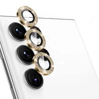 Deimantinis objektyvo apsauginis stiklas, skirtas Samsung Galaxy S24 Ultra S23 FE S22 Ultra A15 A25 A35 A55 A34 A14 A24 A54 fotoaparato metalinis objektyvo žiedo dėklas Samsung S23utlra auksas