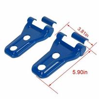 2 vnt. Automobilio variklio dangčio vyrio dangtelio apdaila Juodo ABS, skirtas Jeep Wrangler JL 2018 2019 2020 2024 2024 2024 Automobilio priedai mėlyna