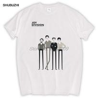 JOY DIVISION CURTIS Rock IAN Post-Punk T-shirt cotton Fashion Brand t shirt men new  high quality 4XL white
