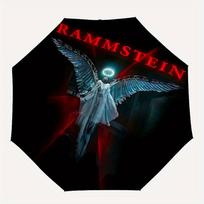 1pc Rammstein Automatic Open/close, Portable Folding Umbrella for Women & Men,Compact Parasol, Outdoor Accessory,, Durable Frame yy250809173