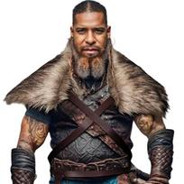 Vikingų kailių apykaklė su sagtimis Viduramžių Riterių peties apdangalas Karžygio apsiausto skara Renesanso LARP Cosplay kostiumas