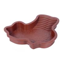 Anti-Slip Base Reptile Bathing Pool with Ramp Imitation Rock Ladders Turtle Soaking Tub Wear Resistant Plastic Turtle Bath Basin