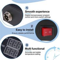 Digital Control Temperature Controlled 220V Heat Press Machine For Mug/Plate Stone Photo/T-Shirt juoda
