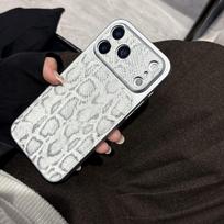 For iphone 17 Pro Max Luxury Snake Skin Pattern PC Phone Case for iphone 14 15 16 Plus Pro Max Shockproof Phone Case For iPhone17