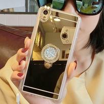 Color Electroplated Luxury Mirror Ring Bracket Mobile Phone Case Iphone For Butterfly Ring,For iphone 7/8