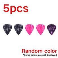 5/54pcs 0.5mm Celluloid Guitar Picks, Assorted Colorful Guitar Plectrums for Acoustic, Electric, Bass Guitar, Ukulele YMY