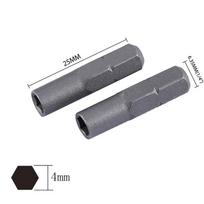 {PH}1/5/10PCS Screwdriver Bit Adapter Micro Inserts Bits 6.35mm 1/4  Adapter To 4mm Hex Holder