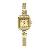 Ladies Light Luxury High-End Watch Retro Copper Imitation Snake Strap Watch Square Plate Antique High-Value Watch