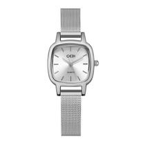 Light Luxury Fashion Simple Premium Square Small Dial Temperament Mesh Strap Waterproof Quartz Ladies Watch