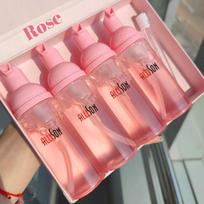Custom 60ml Lash Shampoo Kit With Logo Private Label Eyelash Shampoo Foam Cleaner Eyelash Extension Shampoo Kit LC ryškiai rožinė