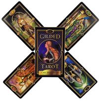 The Gilded Tarot Cards A 78 Deck Oracle English Visions Divination Edition Borad Playing Games