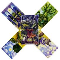 Fantazijos sodas Tarot kortos A 78 žinučių kaladė Oracle Anglų vizijos Divinacijos leidimas Stalo žaidimai