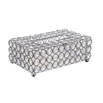 Nordic Luxury Tissue Box Metal Decoration High-end Napkin Holder Convenient Rectangular Napkin Storage Box Bathroom