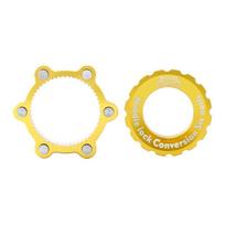 6 Varžtai Dviračio Centerlock Adapteris 44mm Ašis Diskinio Stabdžio Rotoriaus Adapteris Dviračio Remontas auksas