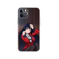 K-Kakegurui Yumeko Phone Case For iPhone 17,16,15,14,13,12,Mini,11,Pro,Max,Plus,Air,X,XR,XS,8,SE,2020, Transparent Cover iPhone14ProMax