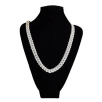 Wholesale Luxury Mens Hiphop Jewelry Chains 14mm Silver Gold Plated Iced Cut CZ Diamond Miami Cuban Link Zircon Main Stone 20inches(50.80cm)
