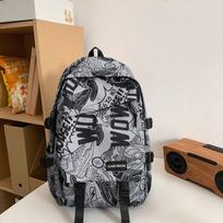 Didelės talpos grafiti kuprinė kasdienė kolegijos studentams vidurinės mokyklos studentams pagrindinės mokyklos studentams mokyklinis krepšys
