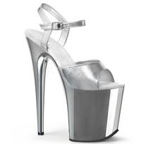 Madingos 20cm Neapykantos Dangus Aukštas Vandens Stalas Stiletto Kulniukai Basutės/Aukštakulniai Pole Dance Modelis Podiumo Proginiai Batai 34 balta
