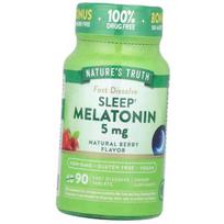 Melatonino tabletės, Sleep Melatonin 5, Nature's Truth (72509017) Berry mix
